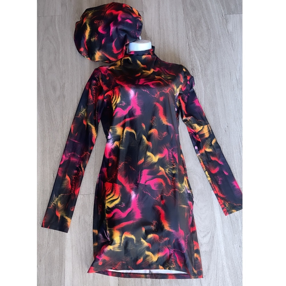 Multi Color Dress & Hat